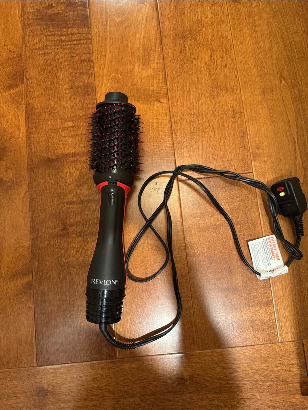 Revlon Black and Red Volumizing Hot Air Round Brush